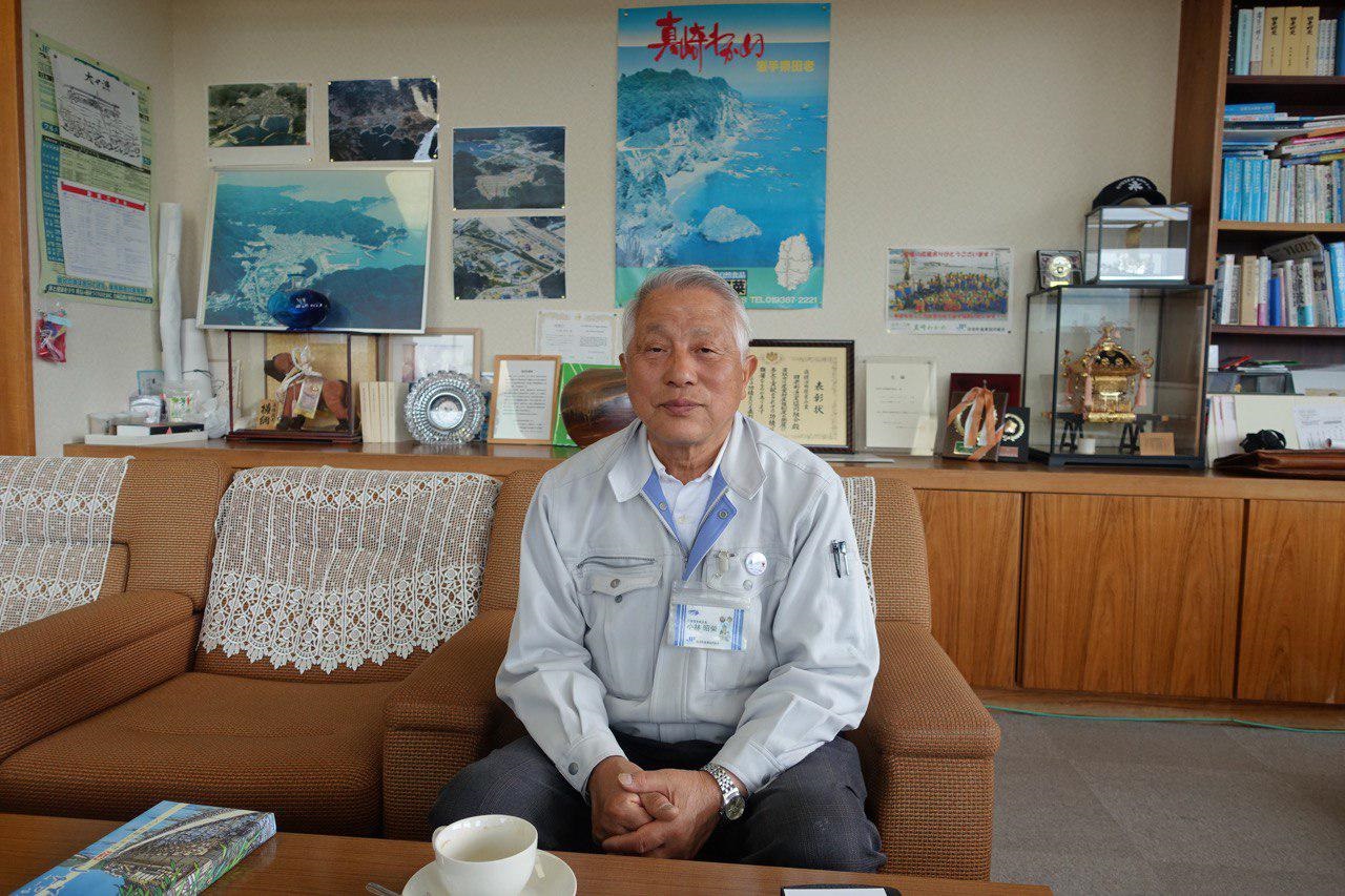東日本大震災で壊滅的な被害を受け、そこからはい上がってきた岩手県田老町漁協の小林組合長。むちゃくちゃ、いい人です。