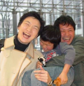 鳥取の教員とその教員の教え子の子供 私が一番好きな写真